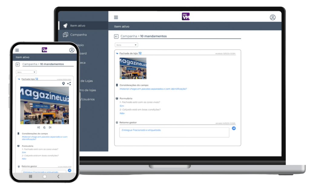 appVM - unificação de canal